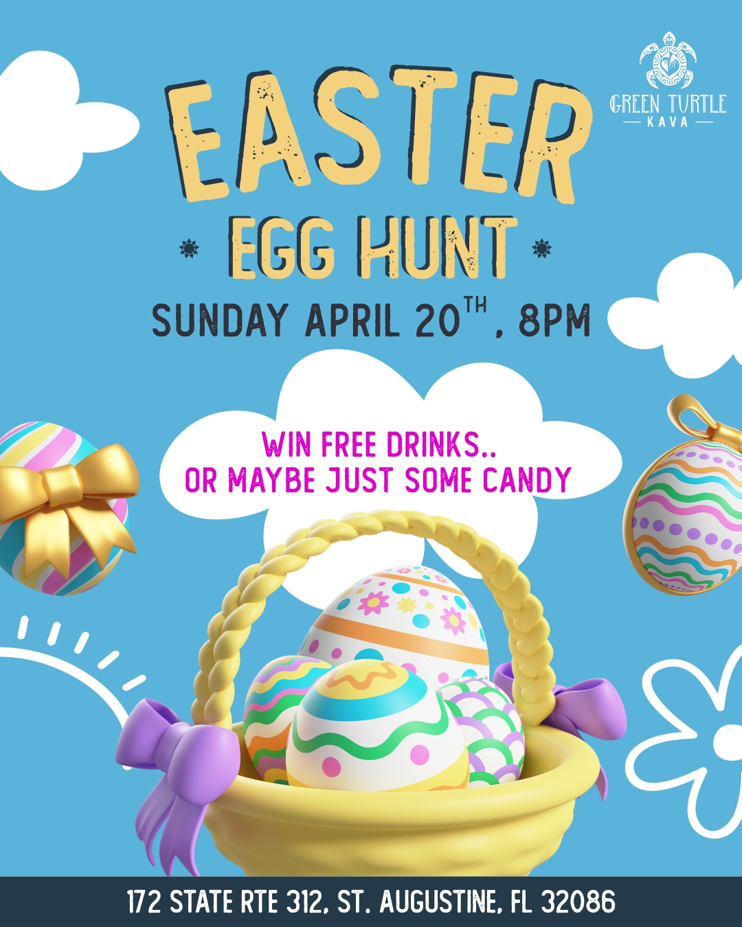 Easter Egg Hunt at Green Turtle Kava Bar