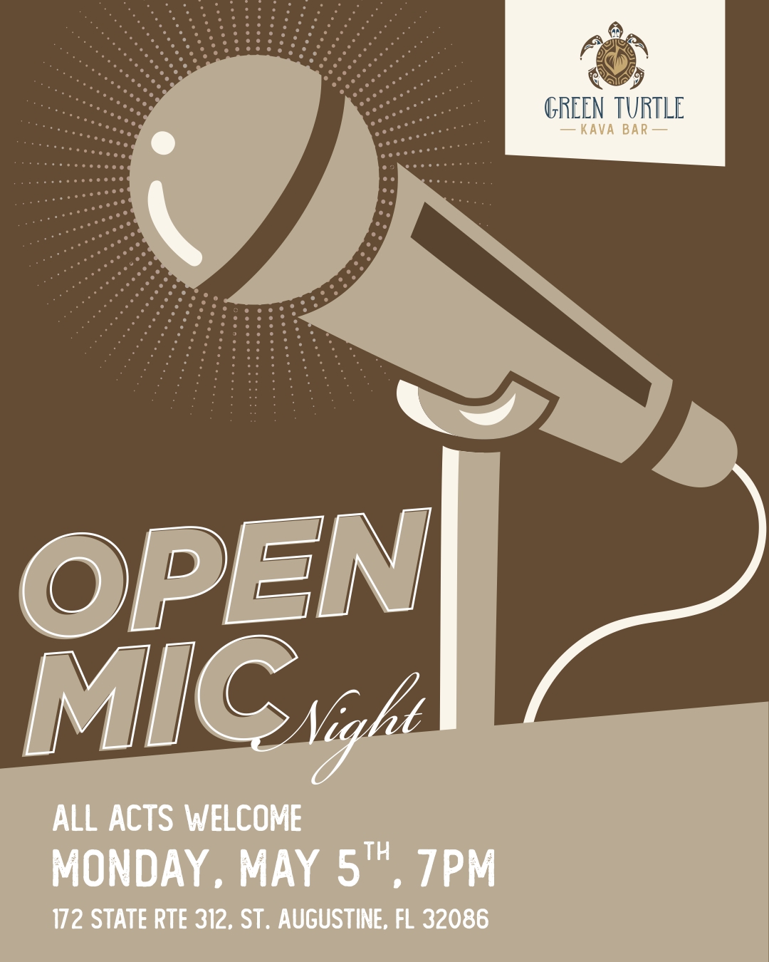 Open Mic at Green Turtle Kava Bar