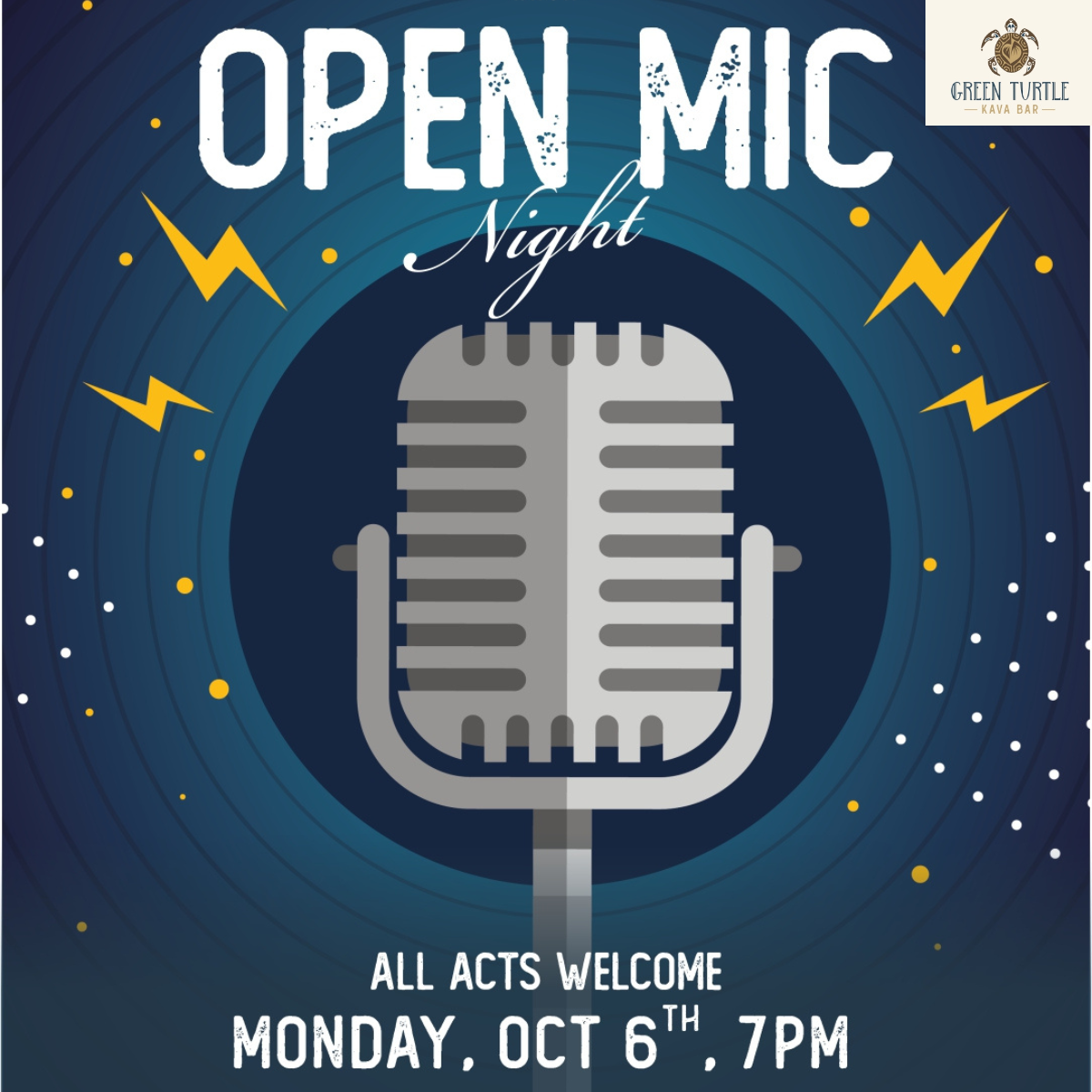 Open Mic Night at Green Turtle Kava Bar