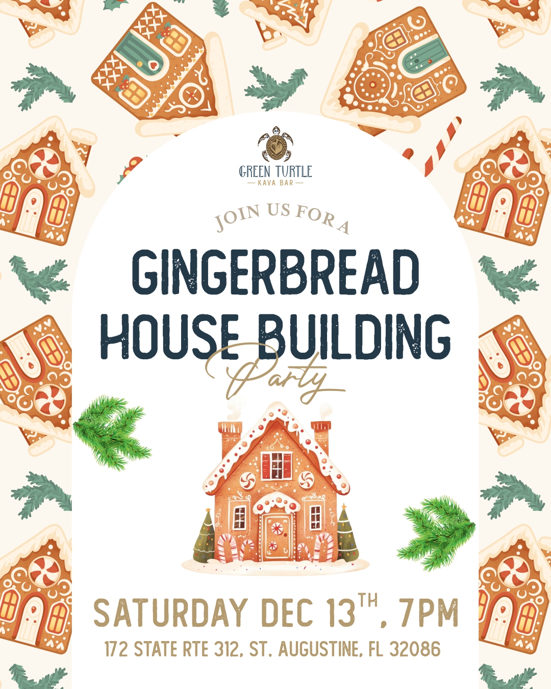 Gingerbread House Building Party