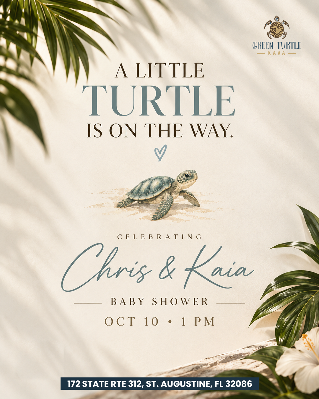 Chris & Kaia’s Baby Shower – A Little Turtle Is on the Way